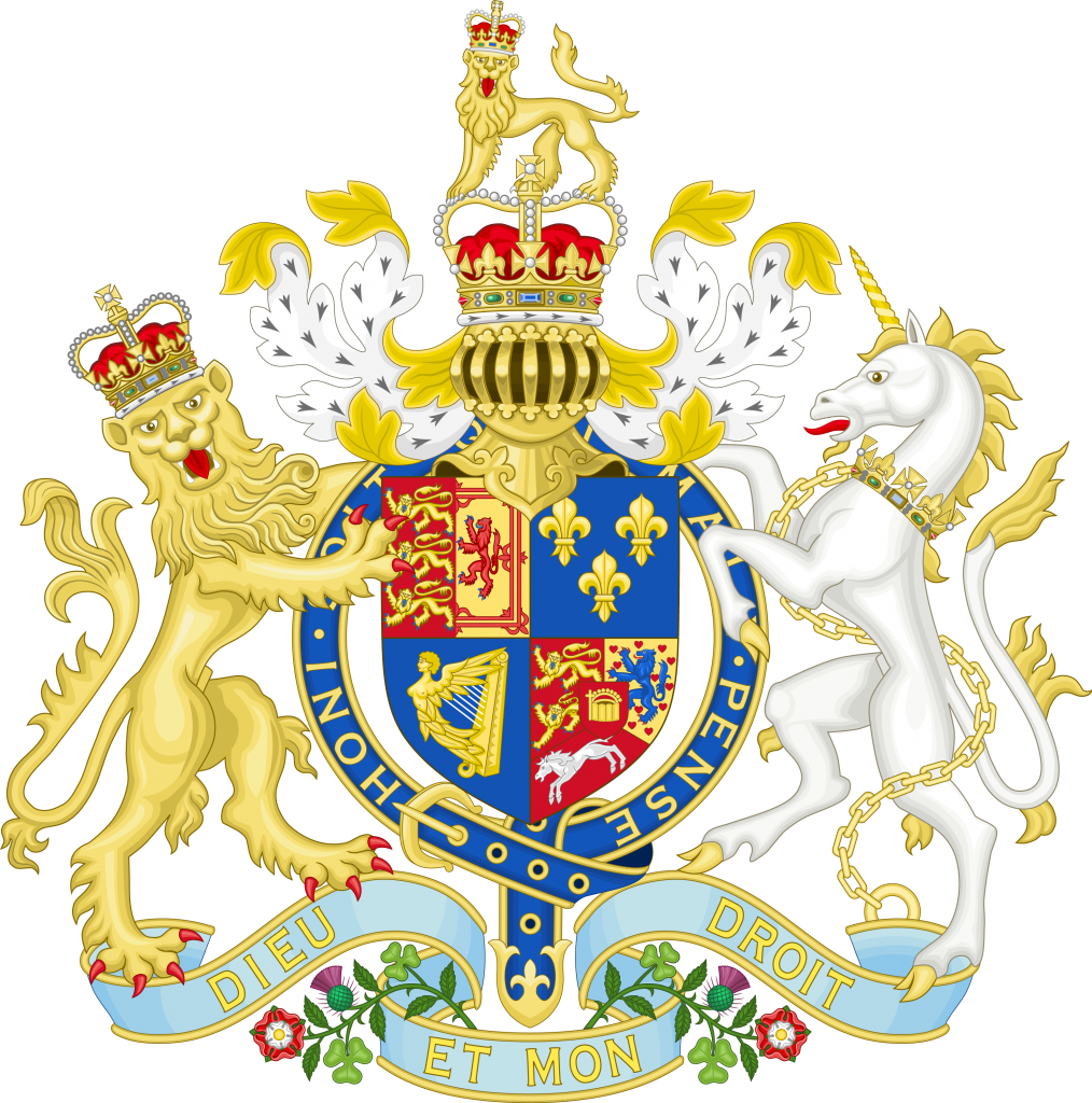 Armoiries de la Grande Bretagne (entre 1714 et 1801)
