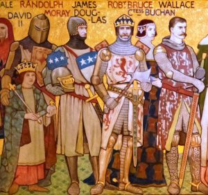 Les grandes figures de la première guerre d'Indépendance d'Écosse par William Hole (1898)