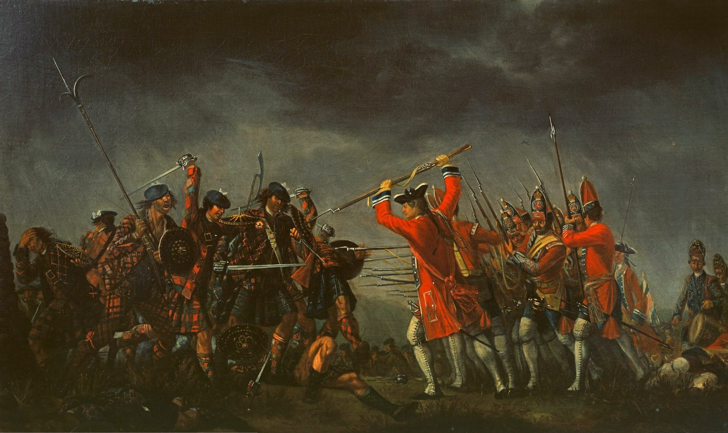 "The Battle of Culloden" par David Morier, 1746