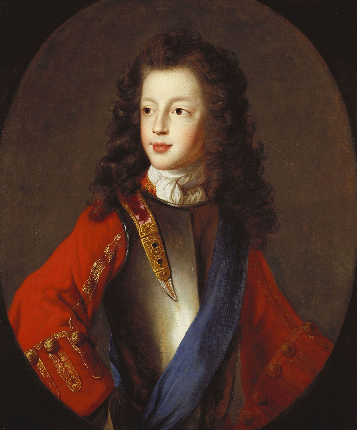 James Francis Edward Stuart, 1703, attribué à Alexis Simon Belle