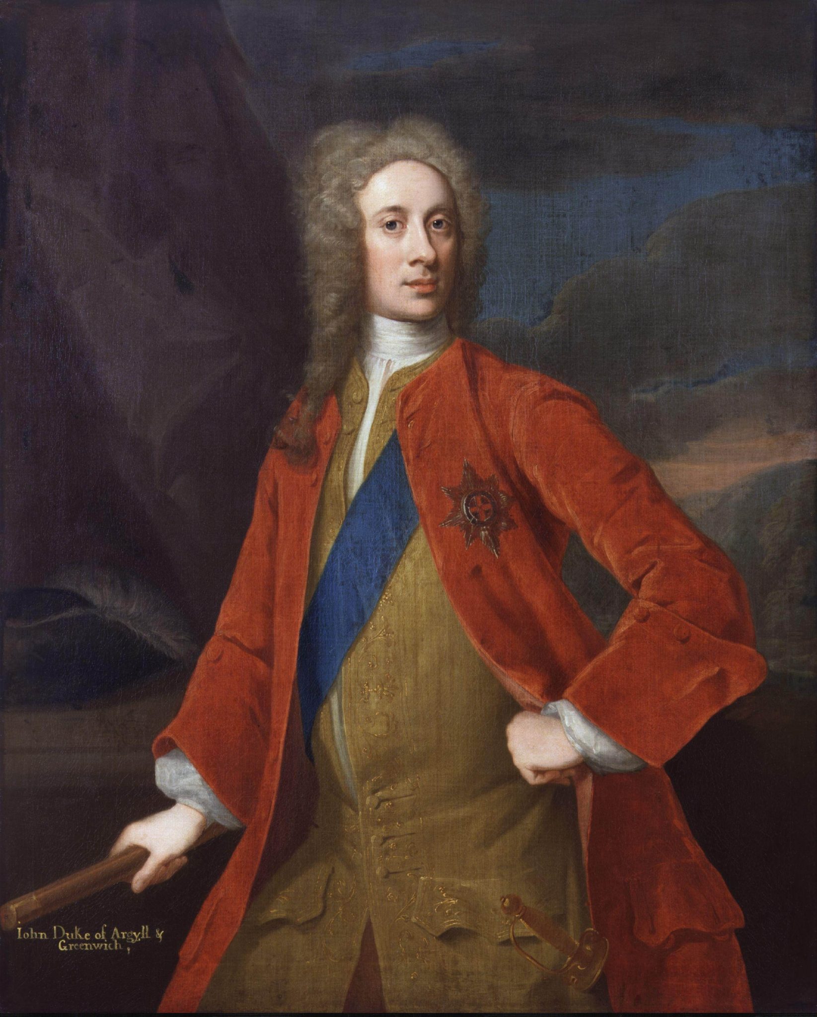 John Campbell, 2nd Duc d'Argyll et Duc de Greenwich (1678-1743) par William Aikman - 1720-1725