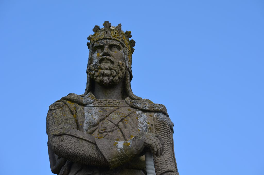 Statue de Robert the Bruce au château de Stirling, auteur et date inconnue