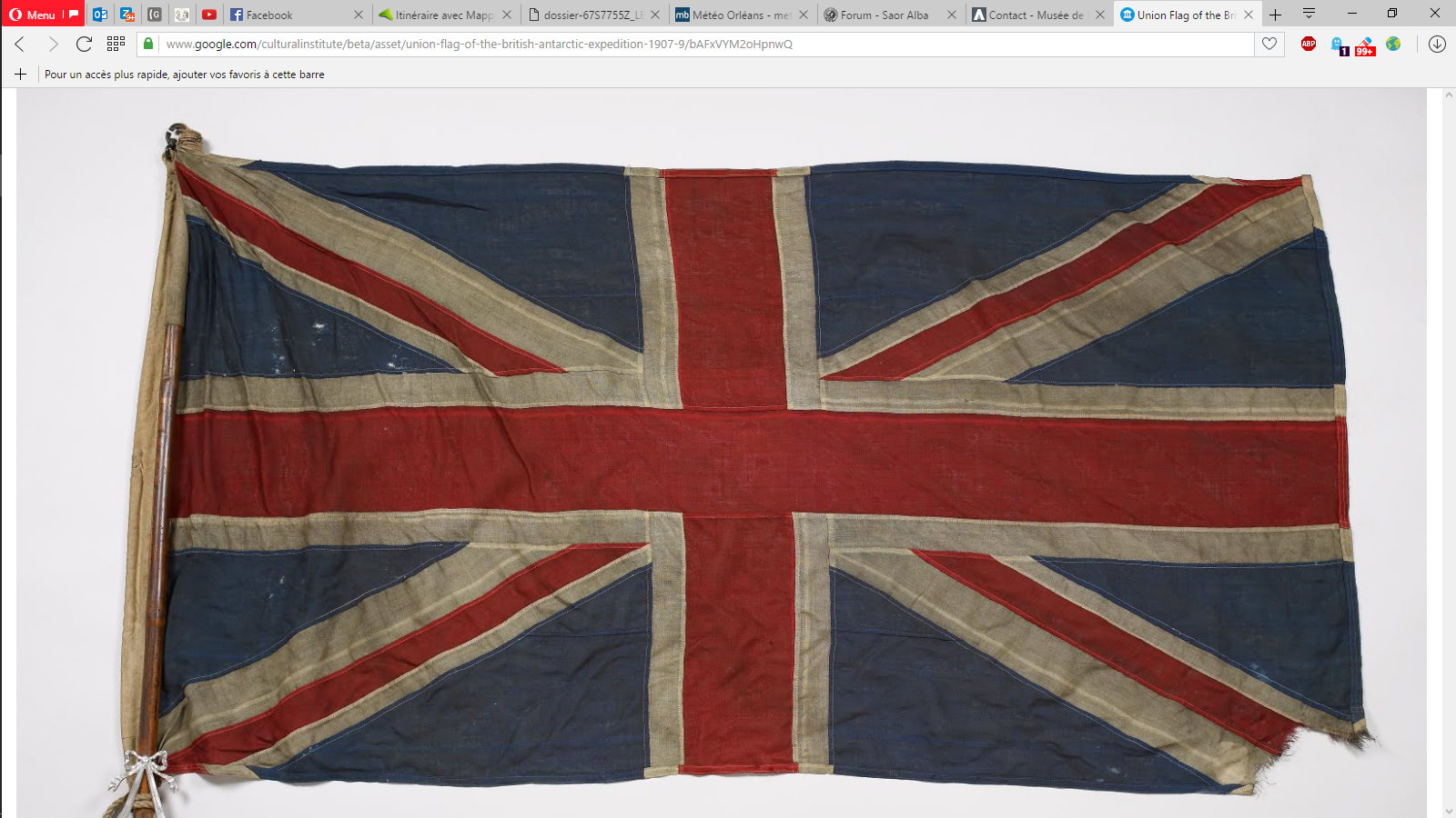 Union Flag of the British Antarctic Expedition, 1907-9