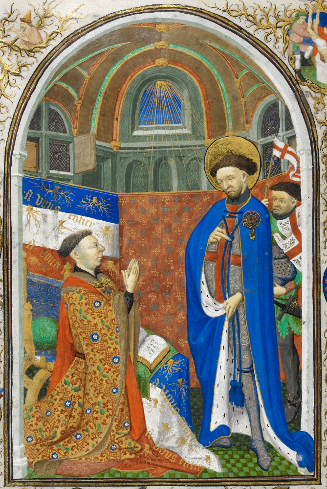 Jean de Lancastre, Duc de Bedford - Livre des heures de Bedford - vers 1423, British Library (MS 18850 folio256v)