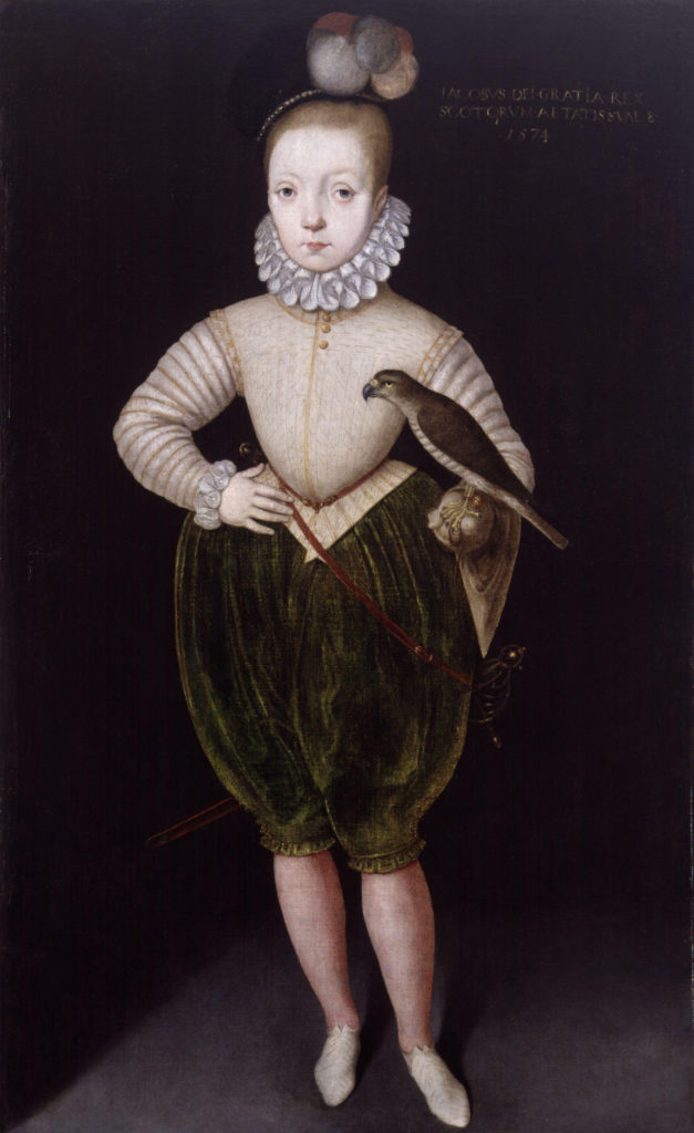 James VI d'Écosse et I d'Angleterre - par Arnold van Brounckhorst - 1574