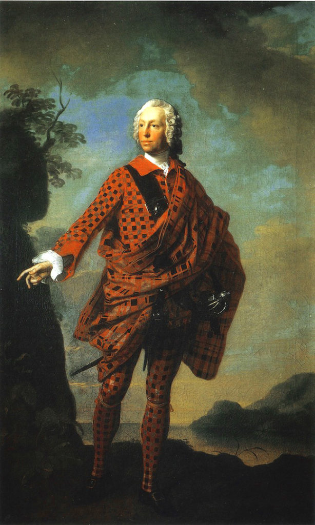 Norman "The Red Man", 22e chef du clan MacLeod - par Allan Ramsay - 1747